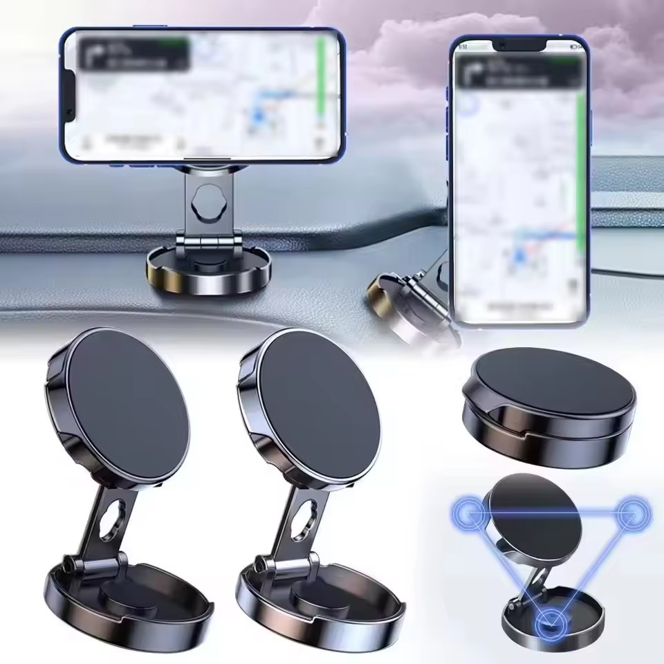 Phone Accessories Holder Car - Strong Magnetic Mobile Phone Stand 720°
