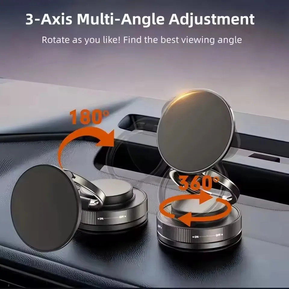Upgraded 360°Vacuum Magnetic P - Phone Accessories Holder Car recension och pris