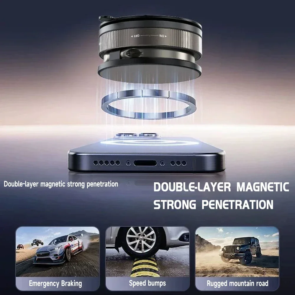 Upgraded 360°Vacuum Magnetic P - Phone Accessories Holder Car recension och pris