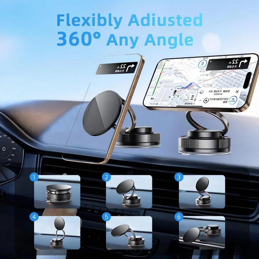 Upgraded 360°Vacuum Magnetic P - Phone Accessories Holder Car recension och pris