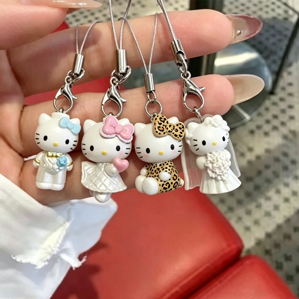 Cute 3D Hello Kitty Phone Char - Phone Accessories Charms recension och pris