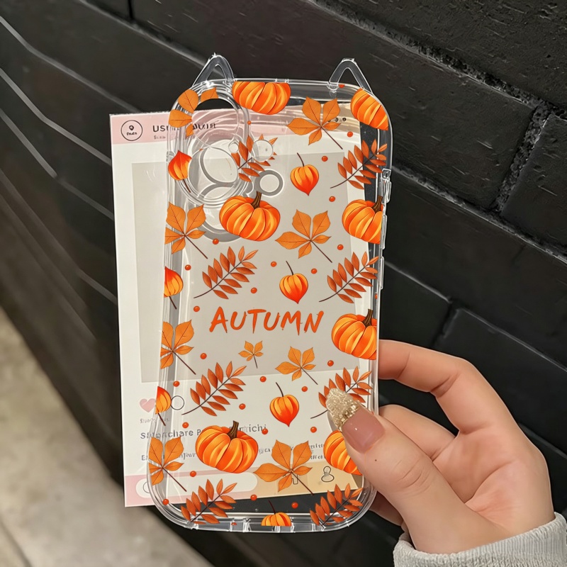 Autumn Pumpkin Falling Leaves  - Apple Iphone 15 recension och pris