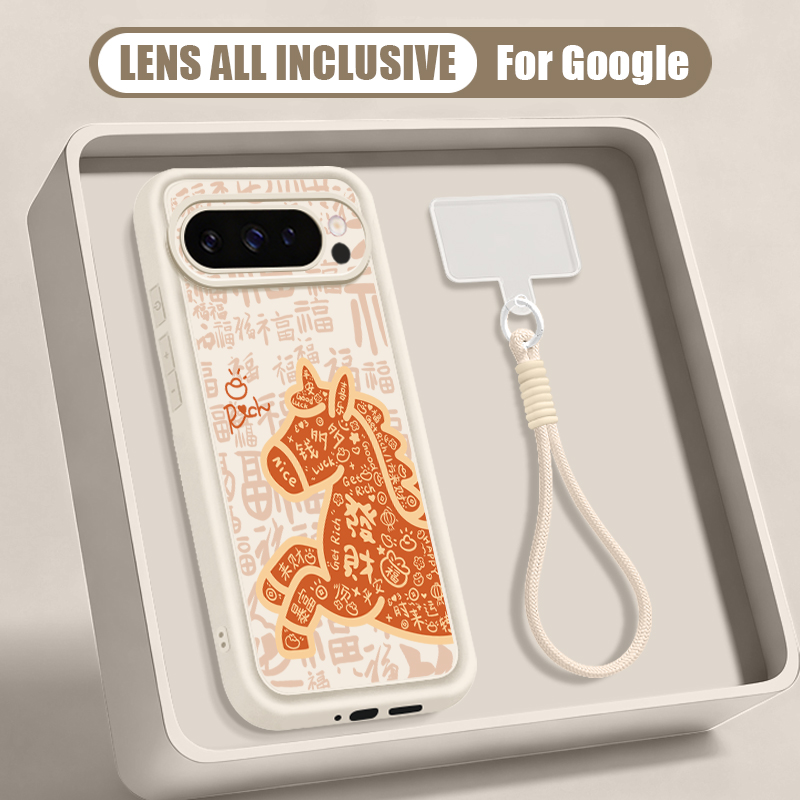 Cute Foal Print Wrist Strap La - Google Pixel 9 Pro recension och pris