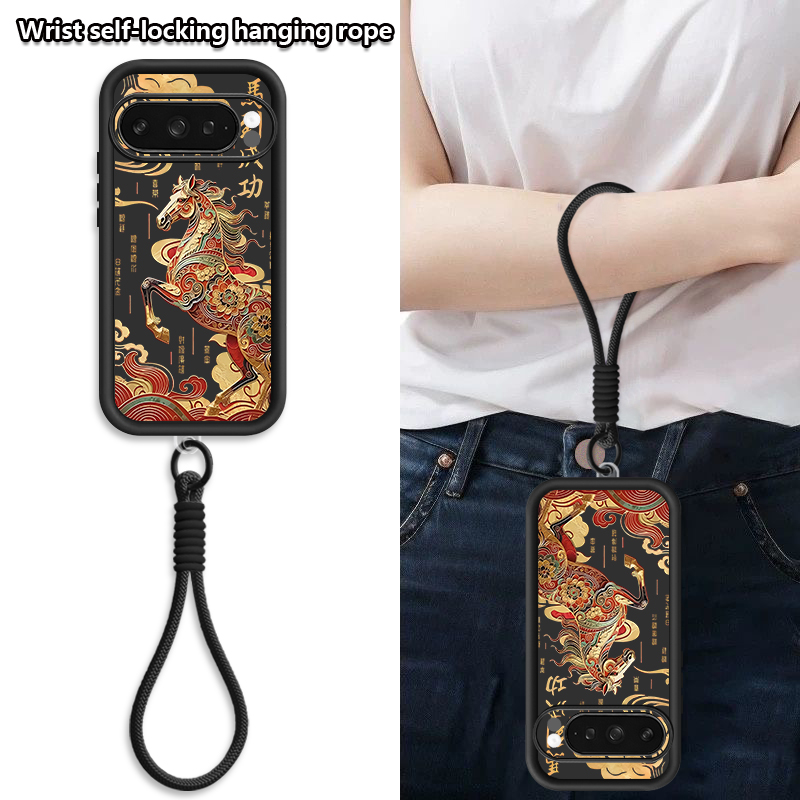 Cute Foal Print Wrist Strap La - Google Pixel 9 Pro recension och pris