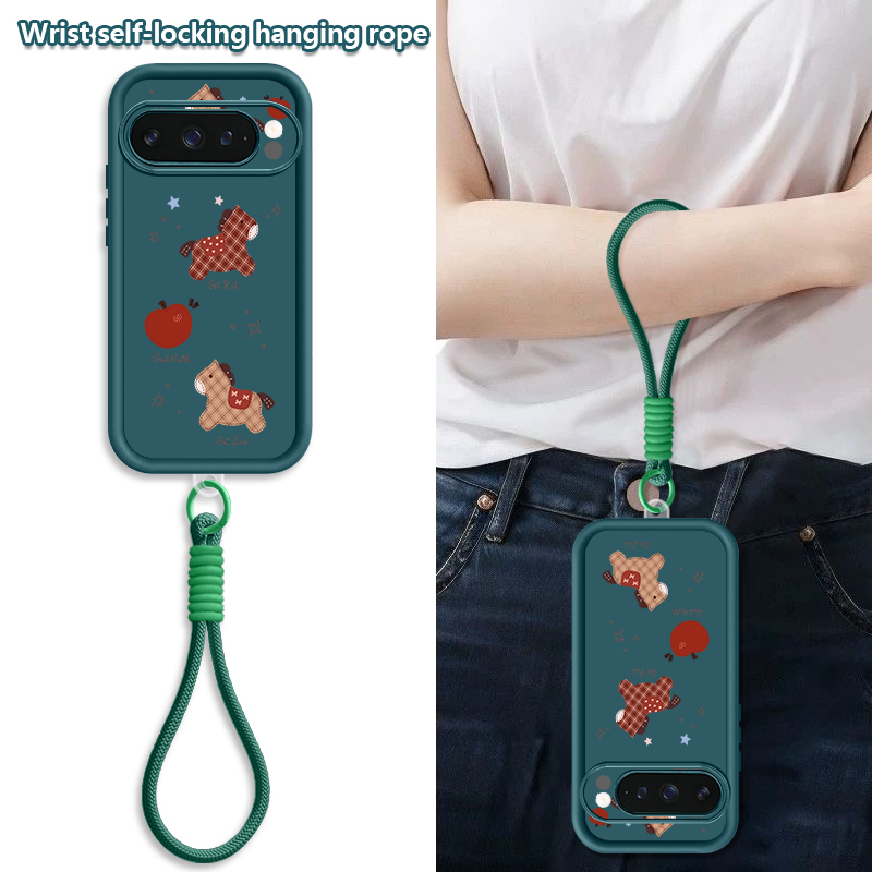 Cute Foal Print Wrist Strap La - Google Pixel 9 Pro recension och pris