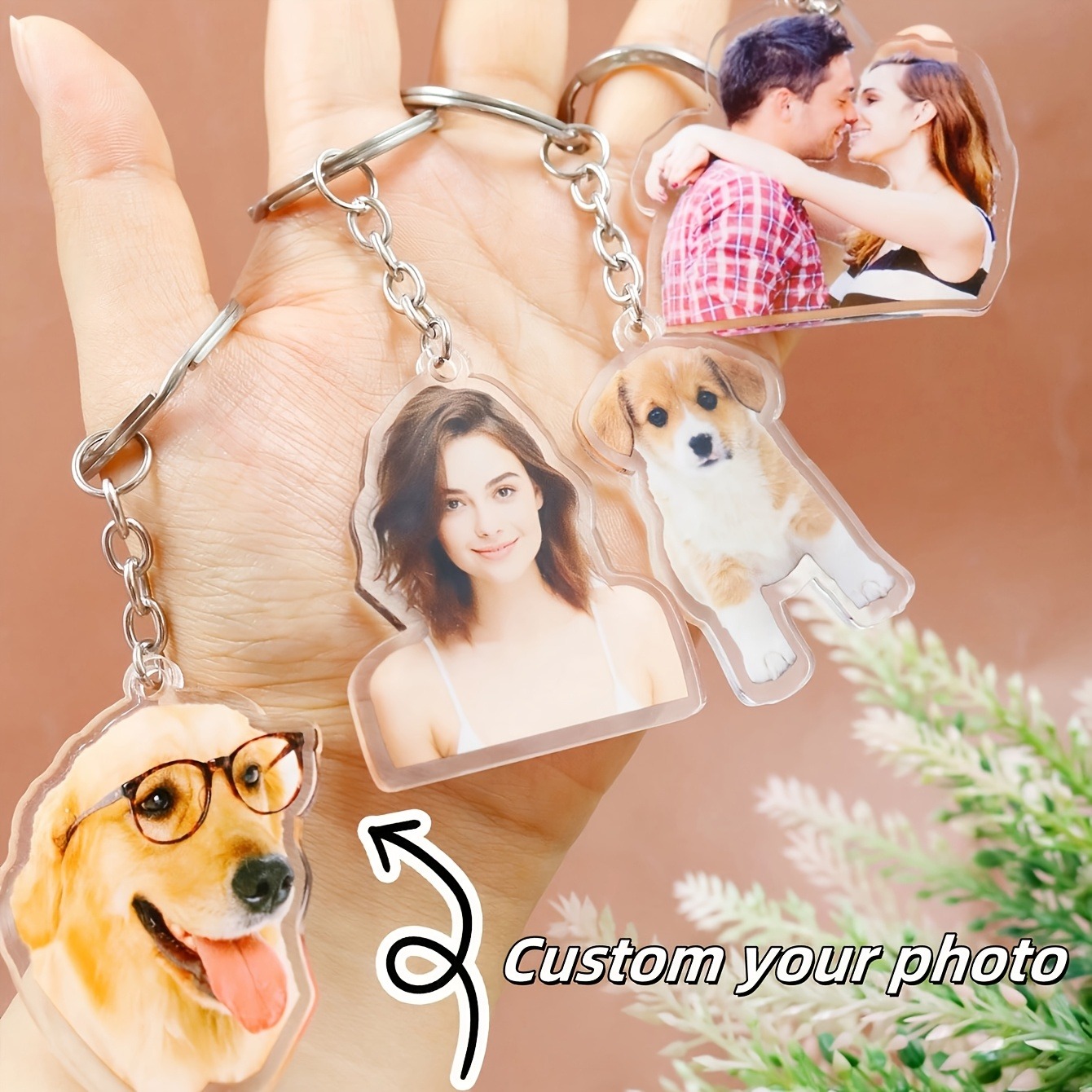 1 Custom Photo Acrylic Keychai - Phone Accessories Charms recension och pris