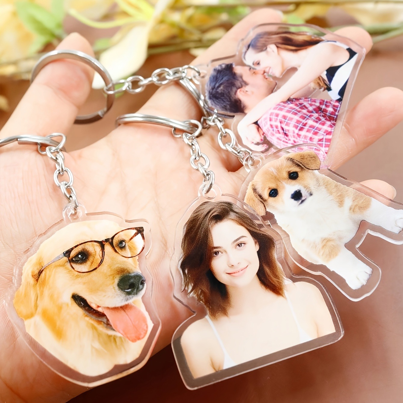 1 Custom Photo Acrylic Keychai - Phone Accessories Charms recension och pris