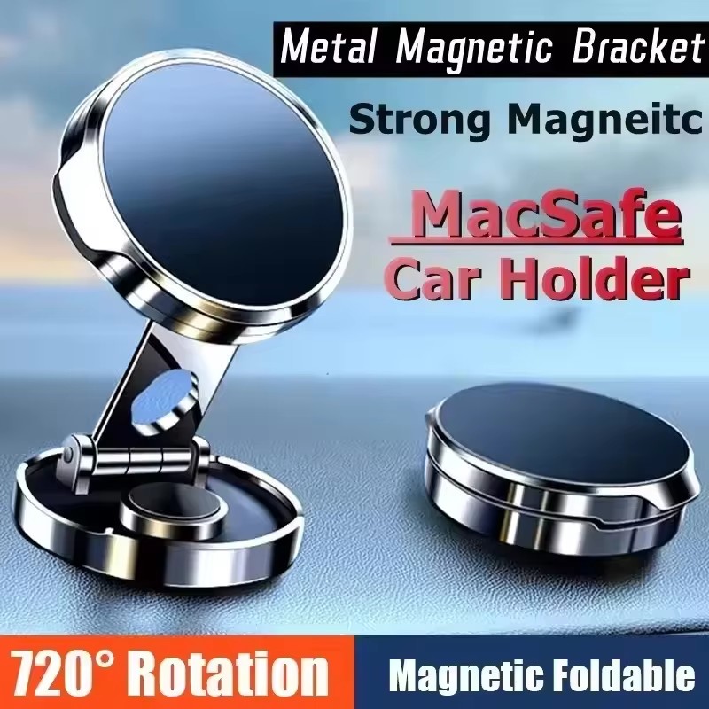 Round Folding Magnetic Car Hol - Phone Accessories Useful recension och pris