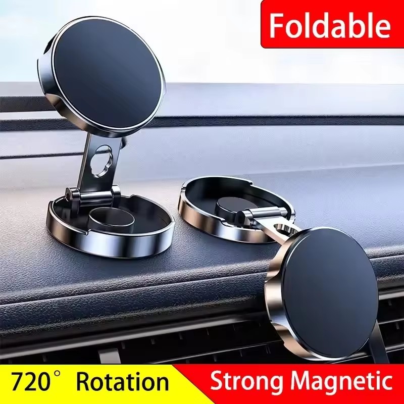 Round Folding Magnetic Car Hol - Phone Accessories Useful recension och pris