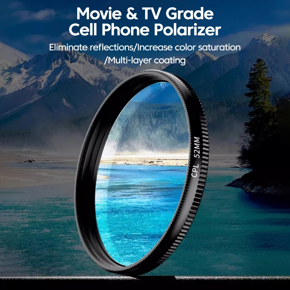 New 52mm CPL Mobile Phone Lens - Phone Accessories Useful recension och pris