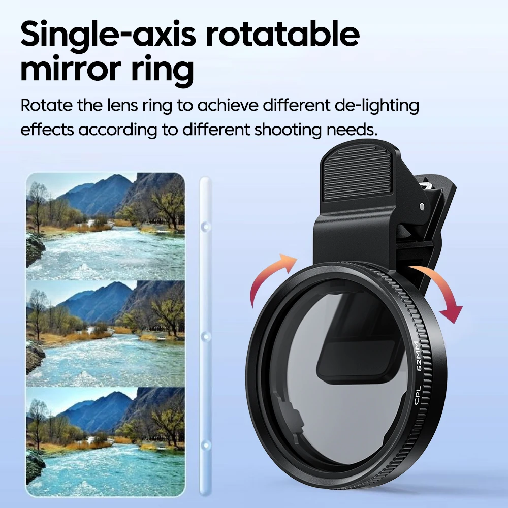 New 52mm CPL Mobile Phone Lens - Phone Accessories Useful recension och pris